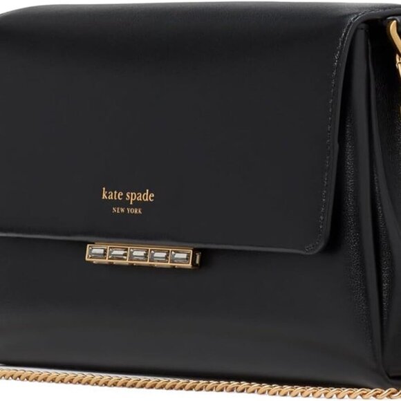 kate spade new york Grace Embellished Clutch, Black - Picture 3 of 9